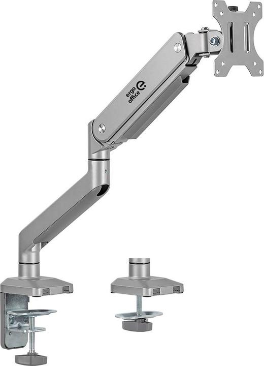 Actual product image Ergo Office Monitoriaus laikiklis aliuminis su dujine spyruokle, dviguba rankena, vesa 75x75 (Table, 32")