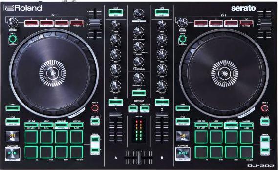 Roland DJ-202 2-channel 4-deck USB DJ controller