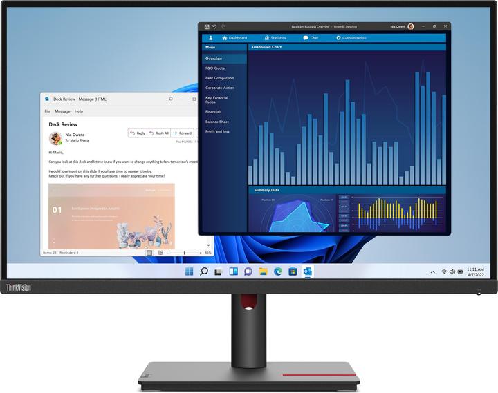 Image du produit Lenovo T27p-30 (3840 x 2160 pixels, 27")