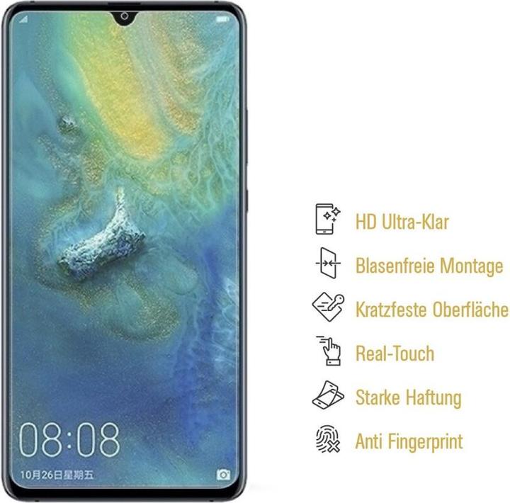 Produktbild Protectorking 2x Panzerfolie Anti-Shock HD Klar (2 Stück, Huawei Mate 20)
