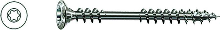Actual product image Spax Facade screw 4.5 x 70 mm 100 pcs. Stainless steel A2 ( 25470004507022 ) Fixing thread Mini lens (100 Screws per piece)