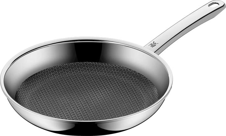Edelstahlpfanne Bratpfanne 24cm Wabenboden Profi Resist Induktion beschichtet
