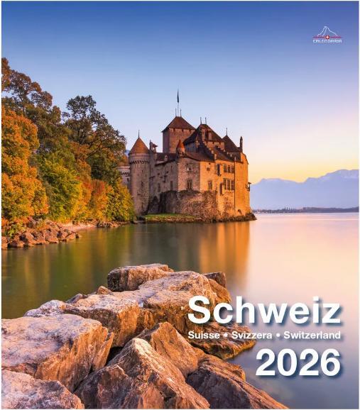 Actual product image Schweiz 21x24 2026 (21 x 24 cm, Hardcover, French, German, Italian)
