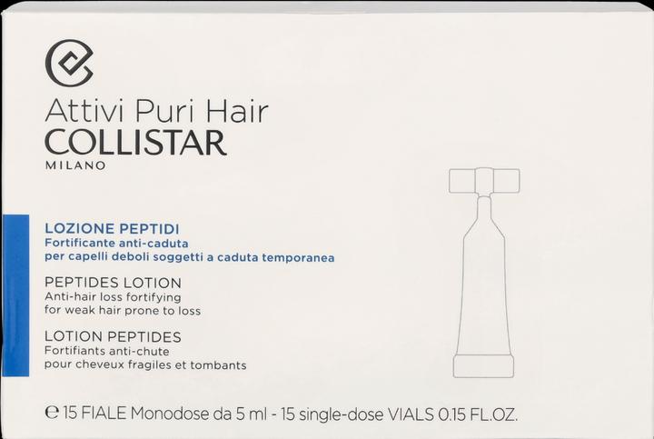Actual product image Collistar Hair Care Pep Lotion A Hair Loss 15 x 5 ml (75 ml)