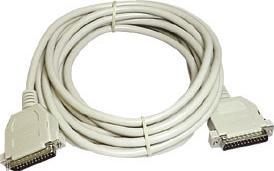 Produktbild Shiverpeaks S-CONN AK 402 SC D-SUB Kabel, 1:1, 25-pol., Stecker/Stecker, 5m (DC-Stecker 4.5 mm, 500 cm)