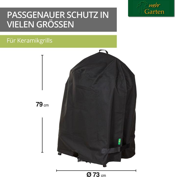 Produktbild Mehr Garten Schutzhülle für Keramikgrill Premium 2.0 Schwarz (Grill)