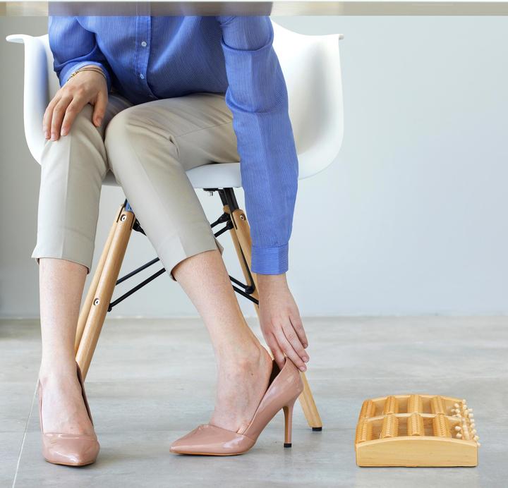 Immagine prodotto Relaxdays Rullo massaggiatore per piedi, 10 barre a punta