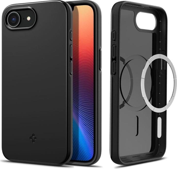 Produktbild Spigen Thin Fit MagFit iPhone SE(2025) Case - Black (Apple iPhone 16e)