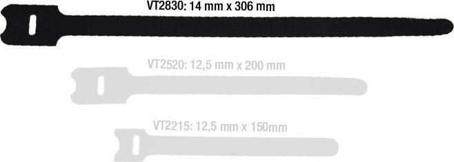 Immagine prodotto Adam Hall VT 2830 fascetta in velcro (Fascette in velcro, 306 mm)