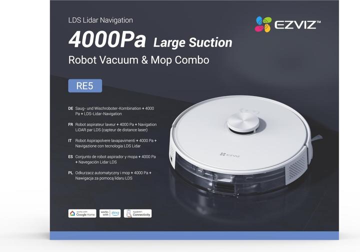Actual product image EZVIZ RE5 - (Vacuum mopping robot)