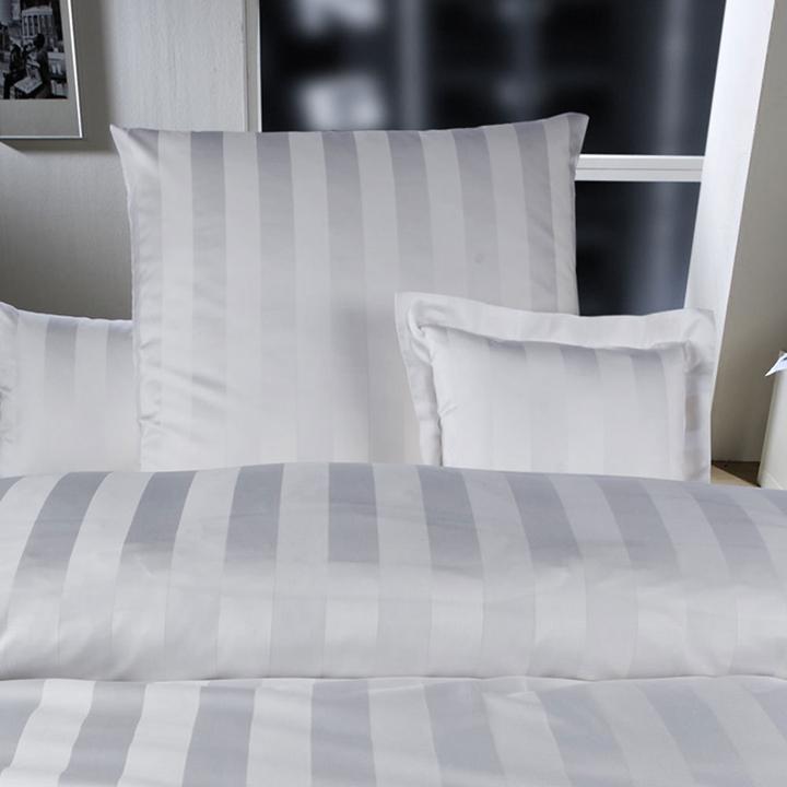 Immagine prodotto Curt Bauer Biancheria da letto damascata Como bianca (Copripiumino, 135x200 cm (80x80 cm))