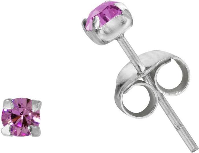 Image du produit Bijouteria Clous d'oreille (Argent 925, Cristallin)