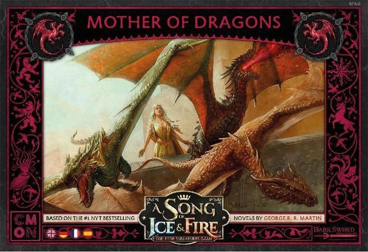 Actual product image Cmon CMND0144 - Mother of Dragons - A Song of Ice & Fire, from 14 Years (Expansion) (English)