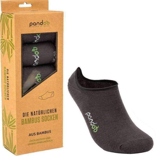 Produktbild Pandoo Bambus-Füsslinge, 6 Stück, 39-42, grau (6er Pack, 39 - 42)