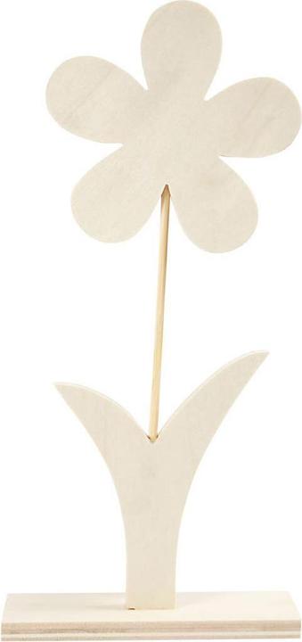 Produktbild Creativ Company Holzblume mit Sockel, 26 cm