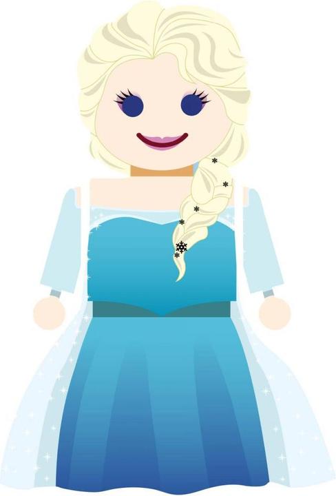 Produktbild Trenddeko Elsa Frozen Spielzeug (55 x 80 cm)