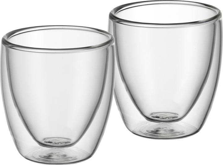 WMF Doppelwandige Espressotassen Set 2tlg (80 ml, 2 x)