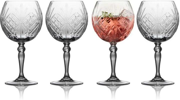 Lyngby Glas Melodia gin & tonic-glas 4 stk. 65 cl (6.50 dl, 4 x, Gin Gläser)