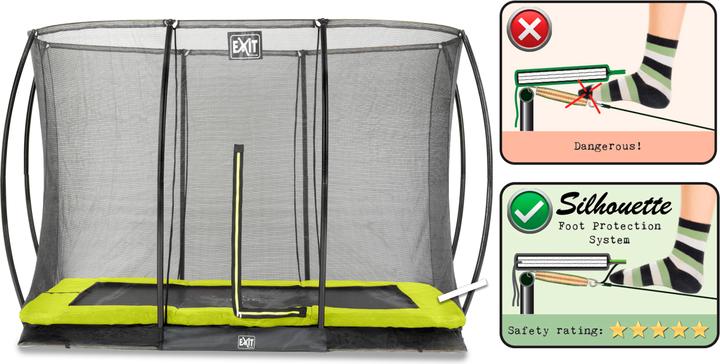 Immagine prodotto Exit Silhouette Ground Rect con rete di sicurezza (244 cm)