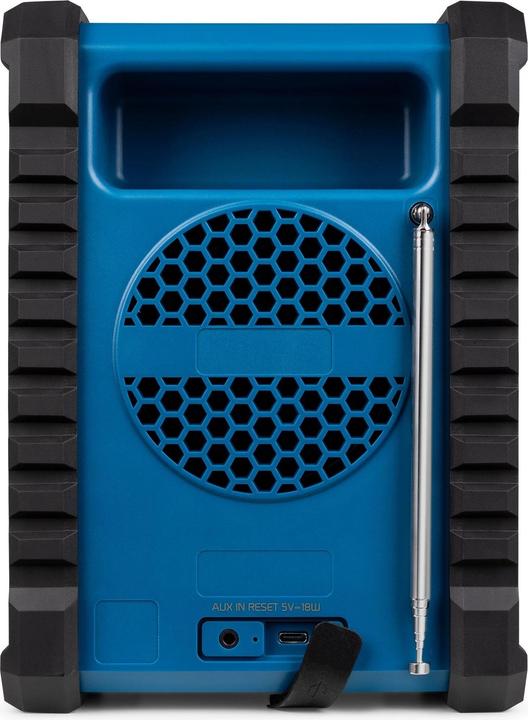 Produktbild Audizio Baustellenradio Temi Blau, Radio Tuner: FM, DAB+ (FM, DAB+, Bluetooth)