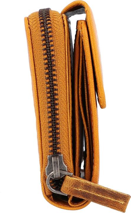 Image du produit Mika Porte-monnaie pour femme, en cuir, couleur : jaune