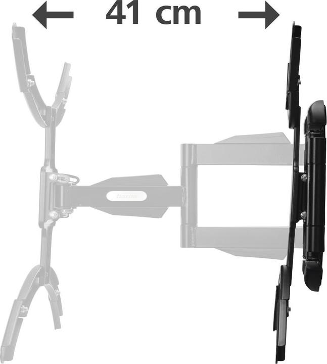 Image du produit Hama Support TV mural FULLMOTION, 3 étoiles, 229 cm (90"), noir (Mur, 90.16", 50 kg)