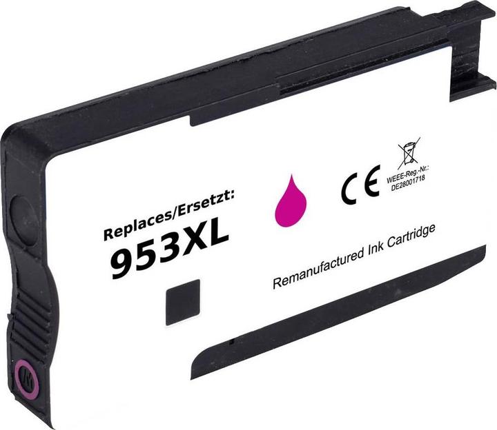 Actual product image Renkforce Ink replaces HP 953 XL (F6U17AE) Compatible Magenta RF-5655882 (M)