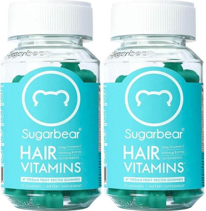 Actual product image Sugarbearhair Hair Vitamins DUO (120 Piece, Gummies, 300 g)