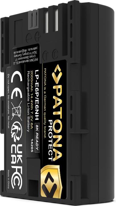 Actual product image Patona Protect Canon LP-E6P (Rechargeable battery)