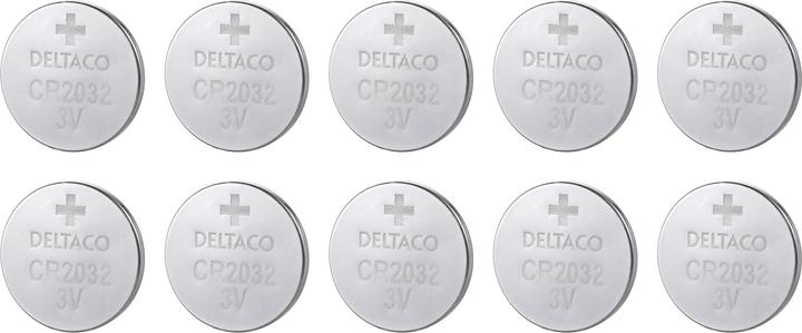 Produktbild Deltaco Ultimate battery - 10 x CR2032 - Li (pack of 10) (10 Stk., CR2032, 240 mAh)