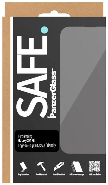 Actual product image Safe. Screen protector Case Friendly Galaxy S21 FE (1 Piece, Samsung Galaxy S21 FE 5G)