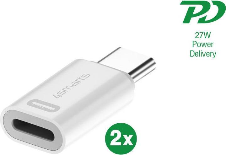 Actual product image 4smarts Lightning – USB type C (0.01 m, USB 2.0)