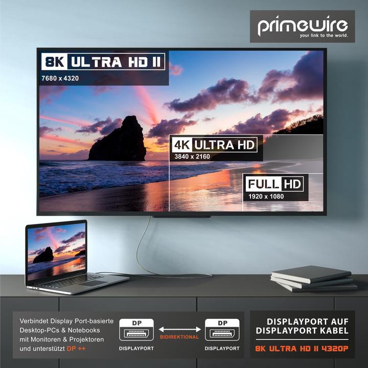 Produktbild Primewire DisplayPort — DisplayPort (2 m, DisplayPort)