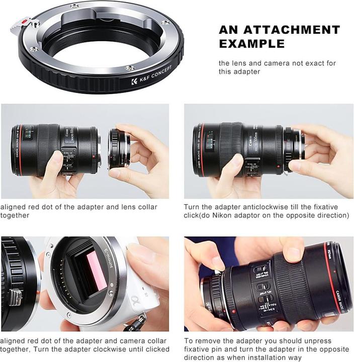 Produktbild K&F Concept High Precision Lens Adapter Mount, LM-M4/3