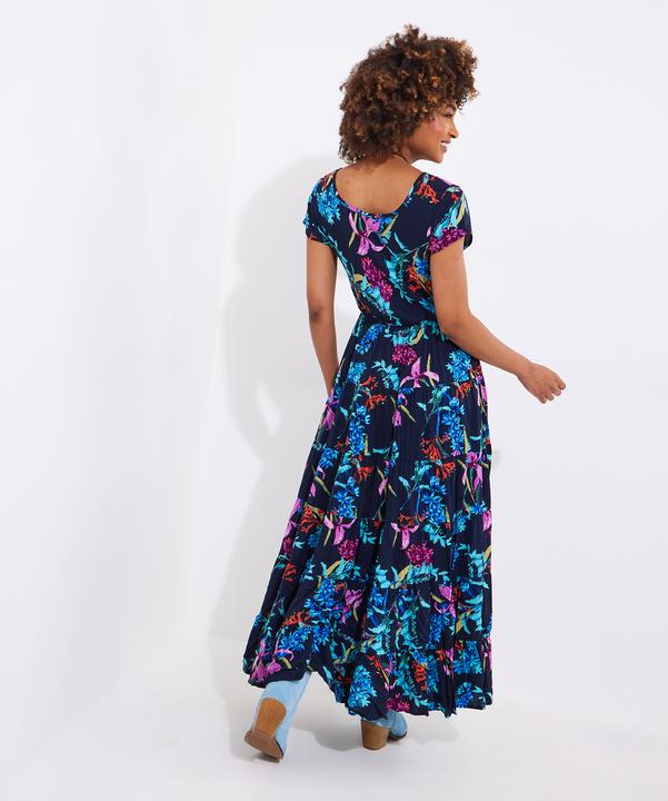 Produktbild Joe Browns Dark Floral Crinkle Maxi Dress (36)