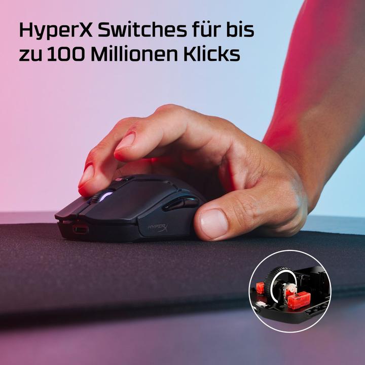 Actual product image HP HyperX Pulsefire Haste 2 Mini (Wireless, Cable)