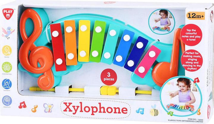 Image du produit Play Xylophone avec notes de musique, 3 parties.