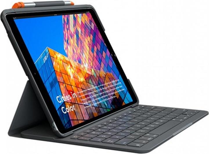 Actual product image Logitech slim folio (DE, iPad Air)