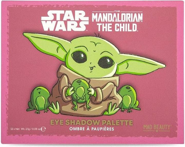Actual product image Mad Beauty Mandalorian The Child Eye Palette 12 x 2.5 g