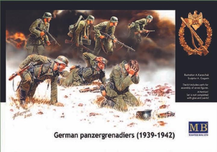 Actual product image Master Box German Panzer Grenadiers 1939-1942