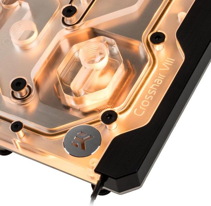 Actual product image EKWB EK-Quantum Momentum ROG Crosshair VIII Hero D-RGB Monoblock - Acrylic