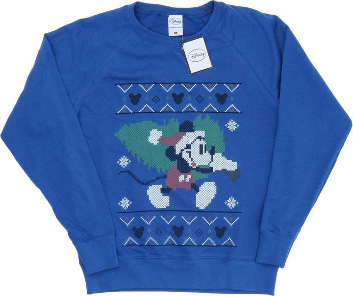 Disney Mickey Mouse Christmas Tree Sweatshirt