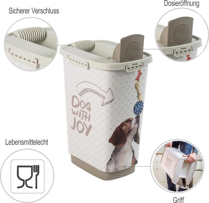 Actual product image Rotho CODY pet food container