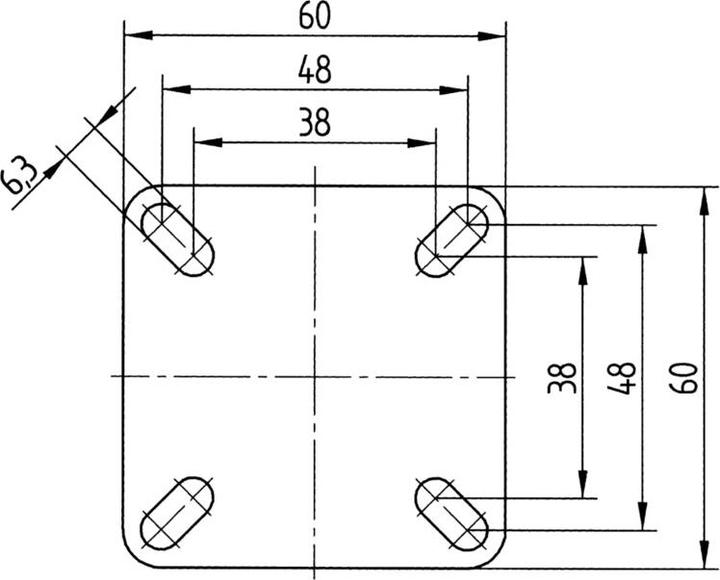 Actual product image Tente Double swivel castors