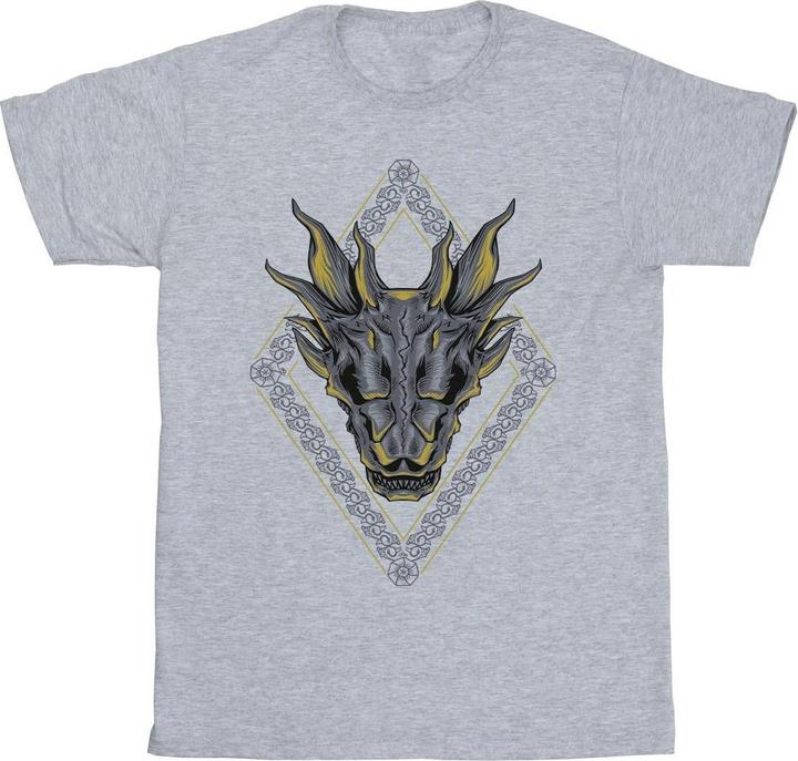 Actual product image Game of Thrones Mens Dragon Pattern T-Shirt (XXL)