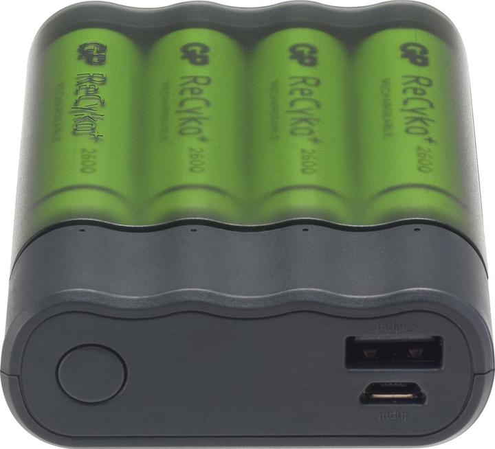 Produktbild GP Batteries CHARGE AnyWay 3in1 Ladegerät & Powerbank (2600 mAh, 12.50 Wh)