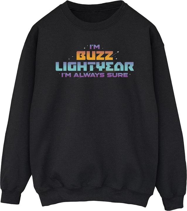 Actual product image Disney Mens Lightyear Always Sure Text Sweatshirt (XXL)