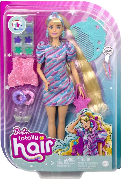 Produktbild Barbie Totally Hair Puppe im Sternenlook