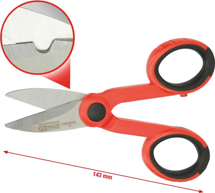 Actual product image KS Tools Universal workshop shears (14.30 cm)