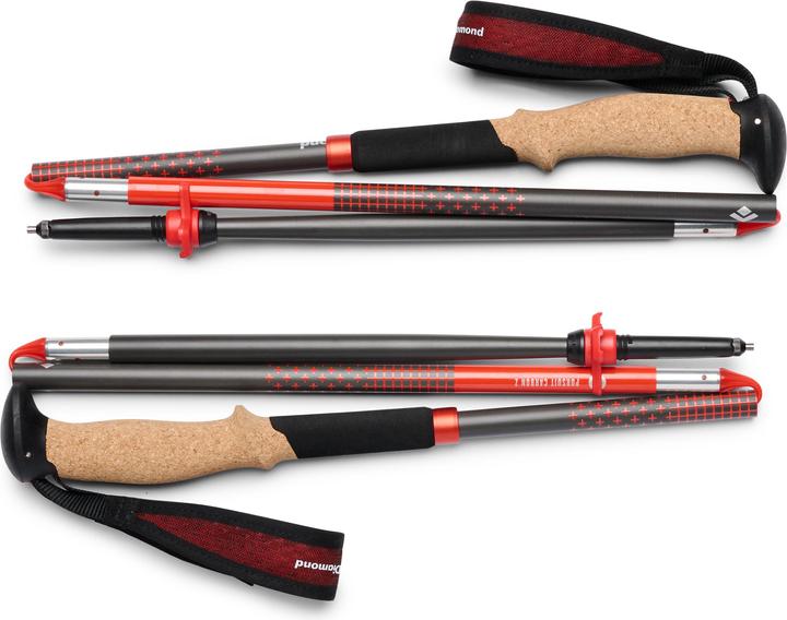 Image du produit Black Diamond Treckingst?cke Pursuit Carbon Z (anthrazit/orange, 1 Paar, 130 cm) (130 cm)